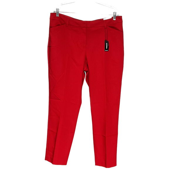 Express Red Bootcut Pants - Women's Size 16 - Picture 1 of 4